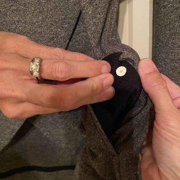 Lululemon Heather Gray Wrap Cowl Cardigan - Picture 2 of 6